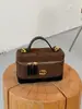 Nueva bolsa de nicho transfronteriza para mujer 2026, bolso de hombro y bandolera, a la moda y única, bolso de mano de caja de moda para el día a día