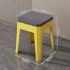 Banqueta Plástica Doméstica de 40cm de Altura, Banqueta Espessada para Mesa de Estudo, Banqueta Antiderrapante para Banheiro, Banqueta de 38cm de Altura