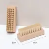 Cepillo de crin de caballo, cepillo para crin de caballo, cepillo de madera maciza con cerdas suaves, cepillo de crin de caballo para zapatos, cepillo para betún de zapatos, cepillo de crin de caballo para zapatos de cuero, cepillo pulidor de pelo de cerdo, modelo nuevo