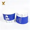Tazas de Papel de 600 ml de Venta Caliente Directas de Fábrica Venta Directa Personalizadas Desechables para Helado Papel para Helado Recubierto Impresión Grado Alimenticio