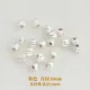 Acessórios DIY de ouro 14k retenção de cor forte contas de melão conta redonda pulseira de cordão pulseira colar contas soltas 50 contas material