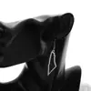 Pendientes de Acero Inoxidable Hip-Hop Transfronterizos Europeos y Americanos, Personalizados, Exagerados, Simples, Pendientes de Nicho, Pendientes, Regalos para Chicas al por Mayor