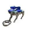 Chaveiro Criativo de Cachorro Robô Mecânico, Pingente Transformável de Cachorro Mecânico para Bolsa de Casal Acessório de Carro, Ornamento de Cachorro Robô