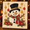 Kit DIY Pintura de Diamante Fantasma de Halloween 5D Pintura de Diamante Papai Noel de Natal Decoração de Casa Feita à Mão