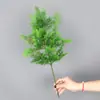 Galho de pinheiro artificial e galho de grama simulação de galho de cipreste galho de agulha de pinho artificial acessórios para bonsai folha de cipreste beleza pinho simulação artificial