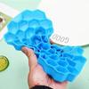 Molde de Hielo de Panal de Abeja de Venta Caliente Transfronterizo 37 Celosías Molde de Hielo de Silicona Fácil Desmoldeo Molde de Hielo de Congelación Rápida para el Hogar Silicona