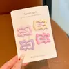 Presilha de Cabelo Estrela Rosa Fofa para Crianças, Piranha Lateral para Bebês Meninas, Presilha para Franja da Testa, Acessório de Cabelo