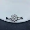 Retenção de Cor Forte, Fivela de Pérola Diamantada Completa, Pulseira de Cristal Feita à Mão, Acessórios de Joias DIY, Contas