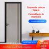 Atacado conjunto sem tinta porta interior sem tinta porta de varanda composta porta de quarto sala porta seca personalizado