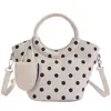 Bolso de mano rojo para mujer 2026 nuevo otoño nicho moda lunares bolso de mano hombro bandolera bolso de boda bolso de novia