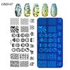 Molde de impressão para placa de unha nail art placa de aço impressão transfronteiriça modelo de óleo para pintura a cores nova impressão atacado