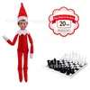 2026 Amazon Mais Vendido Tecido de Natal Estante 24 Dias Antes do Natal Desafio Diferente Boneco Elfo Figura Brincar