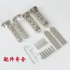 Bisagra de puerta oculta tridimensional ajustable de acero inoxidable 304 para puertas de madera