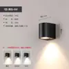 Lámpara de Pared Exterior Transfronteriza Impermeable LED Doble Cabezal Larga para Pared con Iluminación Arriba y Abajo para Villa Patio Jardín Foco de Pared Exterior
