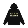Moletom com Capuz de Veludo Estampado com Letras Estéreo Essentials Névoa Jaqueta Street Hip-Hop Juvenil Masculina e Feminina