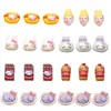 Celebridad de Internet Hello Kitty Accesorios para Uñas Lindos Hello Kitty Resina Accesorios para Uñas Helado Chocolate Estilo Caliente