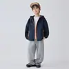 Ropa para Niños Haima 2026 Otoño Nueva Sudadera con Capucha para Niños Ropa de Trabajo para Exteriores Cárdigan Superior