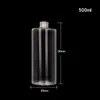 Em Estoque 60-500ml Garrafas Plásticas Garrafas Transparentes Pet Garrafas Dosadoras Cosméticas