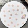 Accesorios Populares de Xiaohongshu para Uñas con Brocado de Nube y Estrellas, Decoraciones de Uñas Luminosas Translúcidas Estilo Francés, Accesorios para Aretes DIY
