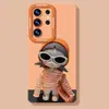 Funda para teléfono Samsung Galaxy S26 Muñeca Chica S25Ultra Silicona S24+ Linda S23 Dibujos Animados