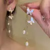 Brincos Super Fada Estrela com Franjas para Mulheres, Luxo Acessível Elegante, Brincos Longos Ins Novo Popular Nicho Novos Brincos, Versátil