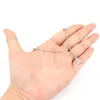 Europa y Estados Unidos transfronterizo hermoso 26 letras amor lazo collar cadena de clavícula de acero inoxidable joyería de regalo para fiesta de viaje mujeres