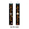 Cortina de porta para Halloween Decoração de feriado Amazon Cena de Halloween Faixa de porta de abóbora Couplet de porta de Halloween Couplet que brilha no escuro