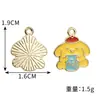Hello Kitty Colgante Esmaltado de Aleación Charm Colgante para Pulsera DIY Accesorios Colgantes Decorativos para Joyería Bolsos Llaveros