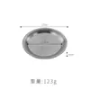 Bandeja de Prato Redondo com Borda Larga de Aço Inoxidável Coreano Prato para Bolo Ocidental Prato de Jantar Prato de Osso Prato Rasos Louça Dourada Prato para Churrasco