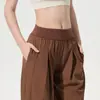 Pantalones Deportivos Sueltos de Alta Gama de Secado Rápido para Mujer Correr Casual Caídos Rectos Pierna Ancha Pantalones de Yoga Cintura Alta Adelgazantes Nuevo Estilo