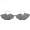 Pendientes de Aro Metálico con Borla de Abanico de Colores Accesorios para el Cabello Accesorios Colgantes Hechos a Mano DIY Colgante para Llave Colgante Pequeño