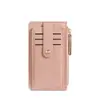 Amazon Ins Holder Plegable de Monedas y Tarjetas para Mujer Pu Ranura Múltiple para Tarjetas Holder de Identificación Compacto Holder de Monedas