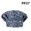 Gorro Hinchado Estampado Algodón Puro Gorro Quirúrgico Europeo y Americano Ajustable Gorro de Enfermera Gorro Sanitario Para Hombres y Mujeres Lindo Gorro Antipolvo de Doctor