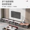 Mueble de TV simple moderno sala de estar hogar apartamento pequeño mesa de suelo nuevo lujo ligero minimalista imitación placa de roca mueble de TV