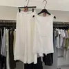 Conjunto de Dos Piezas para Mujer Verano 2026 Nueva Moda Estilo Coreano Chaleco Sencillo sin Mangas + Pantalones de Pierna Ancha Adelgazantes de Cintura Alta