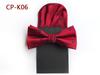 Corbata de Moño Calavera de Halloween Pañuelo de Bolsillo Traje Hombres Estilo Coreano Estilo Británico Tienda Nocturna Fiesta Tendencia