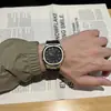 Marca Suiza Aimana Reloj para Hombre Ultradelgado Luminoso Calendario Correa de Silicona Reloj Modelo Caliente de Comercio Exterior Venta al por Mayor Dropshipping