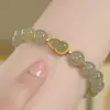 Pulseira Fu Lu para Ano do Zodíaco Feminino Areia Dourada Roxa Pulseira Amuleto da Paz Cabaça Riqueza Estilo Antigo Joias de Contas Presente