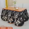 Mesa de Fuego Rectangular Plegable para Uso Doméstico, Mesa Calefactora Simple de Bambú para Invierno, Mesa Calefactora para Sala de Estar 1.2m