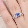 Huajie desea AliExpress estilo europeo y americano anillo de compromiso boda novia amor plata 925 directo de fábrica