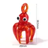 Colgante de Animal de Vidrio Hecho a Mano Vidrio Estéreo Animal Artificial Colgante Pulpo Delfín Rana Colgante de Vidrio