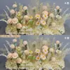Novos Arranjos de Flores para Casamento, Produtos Acabados de Decoração para Casamento, Arranjos de Flores para Passarela, Flores Artificiais para Casamentos