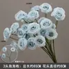 Juego de 10 Piezas de Flores para Boda en Tonos Azules para Decoraciones de Pasillo de Salón de Bodas, Arreglos Florales, Decoraciones de Fondo y Decoraciones de Escenario con Flores Artificiales