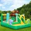 Castillo Inflable Doctor Cerdo para Niños Parque de Atracciones Pequeño Interior Exterior Uso en Casa Tela Oxford Castillo Trampolín Tobogán Inflable