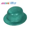 Sombrero de plástico PVC blister transfronterizo sombrero redondo dorado rosa Sombrero para fiesta festival disfraz Sombrero fiesta Sombrero para actuación de baile Sombrero Mágico