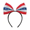 Nueva Diadema del Día de la Independencia Estadounidense con Diseño de Bandera, Accesorios para Fiesta del Día de la Independencia, Accesorio para el Cabello con Diadema de Moño