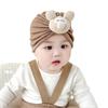 Gorro de Bebé con Dibujo de Oso Mickey y Sombrero Indio, Estilo Coreano para Niños, Gorro Fetal para Niños, Gorro de Dormir Estilo Coreano