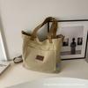 Nuevo bolso bandolera de lona combinable a la moda, bolso de mano de gran capacidad para estudiantes, bolso de hombro informal para ir al trabajo