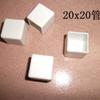Fábrica de tapas para manguitos de tubería Dongguan suministra tapa cuadrada de plástico PP para tubo de 20*20mm Accesorios plásticos para muebles
