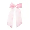 50mm de Largura Novo Estilo Dupla Orelha Fita Longa Fita de Cetim Decoração de Natal Acessório de Cabelo Laço Rosa Verde Cruzamento Venda Quente